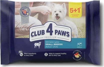 Picture of Club 4 Paws CLUB4 PIES 5*100g SASZ. JAGNICINA