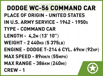 Picture of Cobi Klocki Dodge WC-56 Command Car