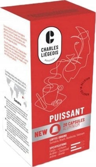 Picture of Coffee capsules compatible with Nespresso(r) Charles Liegeois Puissant, 20 pcs.