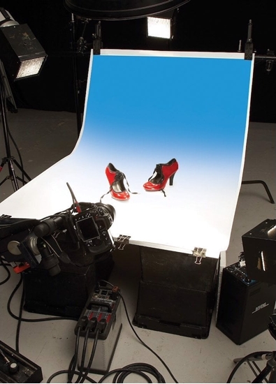 Picture of Colorama To cieniowane biao-niebieskie 110 x 170cm