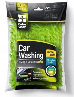 Attēls no ColorWay | CW-2417 | Microfiber car wash and polish glove, double-sided