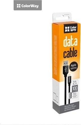Изображение ColorWay | Data Cable | Apple Lightning | Charging cable | 2.1 A