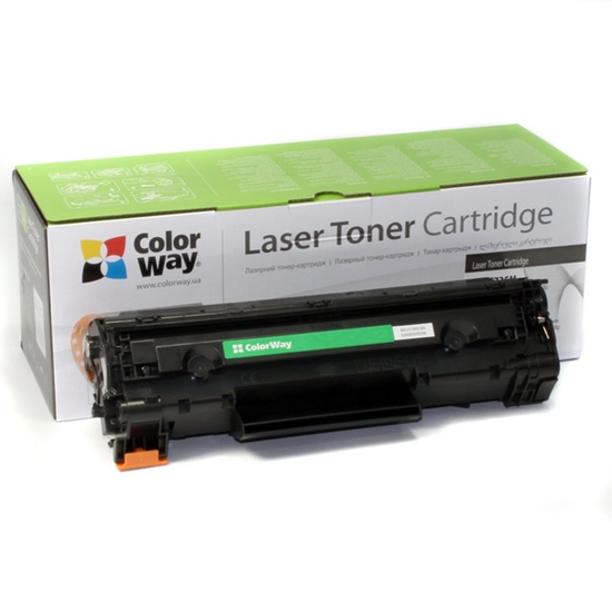 Picture of ColorWay Toner Cartridge, Black, Canon: 725, HP CE285A