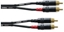 Attēls no Cordial 2 x RCA male - 2 x RCA male cable, 3 m