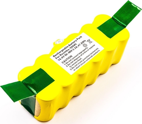 Picture of CoreParts CoreParts MBVC0007, Robot vacuum, Battery, Green, Nickel-Metal Hydride (NiMH), 3300 mAh, 14.4 V