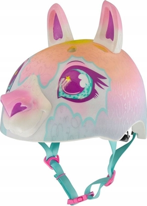 Attēls no C-PREME Kask dziecicy juniorski C-PREME DOLLY RAINBOW multicolor roz. S CHILD FS 5+ (50-54 cm) (NEW)