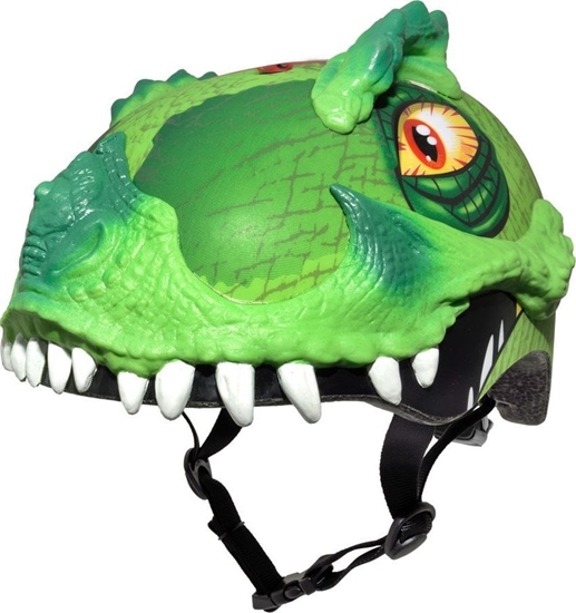 Изображение C-PREME Kask dziecicy juniorski T-REX AWESOME green roz. S CHILD FS 5+ (50-54 cm)