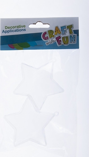 Picture of Craft with Fun OZDOBA BN PLAST GWIAZDA 7,5CM 2SZT CF PBH 12/144