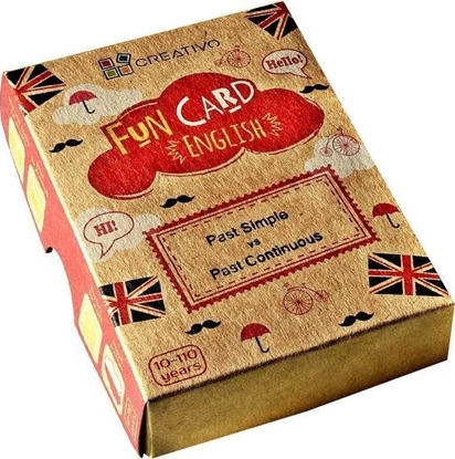 Attēls no Creativo Fun Card English Past Simple vs Past Continuous