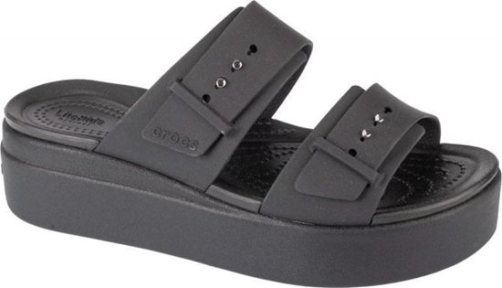 Picture of Crocs Crocs Brooklyn Low Wedge Sandal 207431-001 Czarne 36/37
