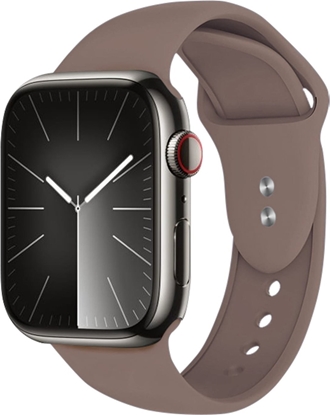 Attēls no Crong Crong Liquid - Pasek do Apple Watch 42/44/45/49 mm (brzowy)