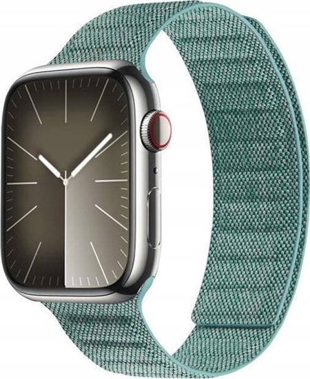 Изображение Crong Crong Melange - Pasek magnetyczny do Apple Watch 42/44/45/49 mm (turkusowy melan)