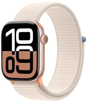 Изображение Crong Nylon - Pasek sportowy do Apple Watch 38/40/41/42 mm (Starlight)