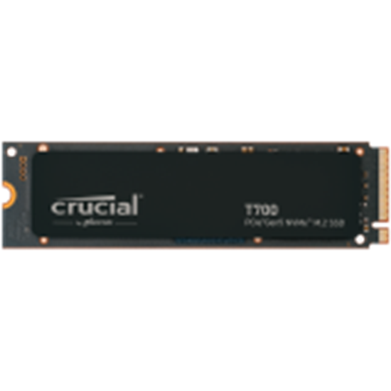 Picture of SSD|CRUCIAL|T700|1TB|M.2|PCIe Gen5|NVMe|TLC|Write speed 9500 MBytes/sec|Read speed 11700 MBytes/sec|TBW 600 TB|CT1000T700SSD3