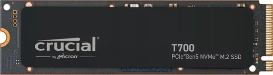 Picture of SSD|CRUCIAL|T700|2TB|M.2|PCIe Gen5|NVMe|TLC|Write speed 11800 MBytes/sec|Read speed 12400 MBytes/sec|TBW 1200 TB|CT2000T700SSD3