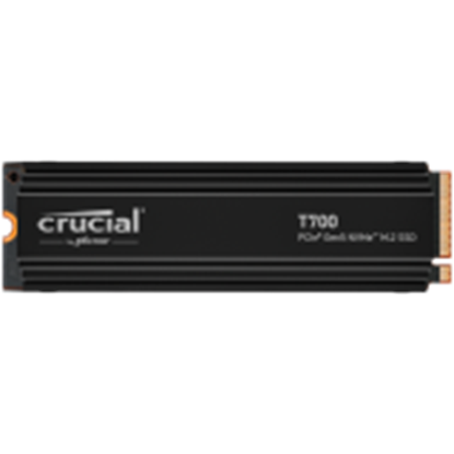 Picture of SSD|CRUCIAL|T700|1TB|M.2|PCIe Gen5|NVMe|TLC|Write speed 9500 MBytes/sec|Read speed 11700 MBytes/sec|TBW 600 TB|CT1000T700SSD5