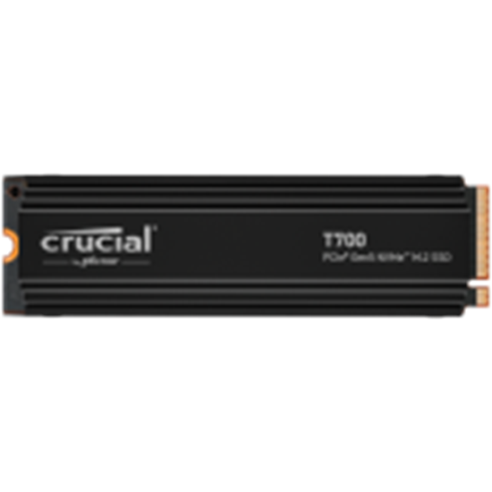 Picture of SSD|CRUCIAL|T700|1TB|M.2|PCIe Gen5|NVMe|TLC|Write speed 9500 MBytes/sec|Read speed 11700 MBytes/sec|TBW 600 TB|CT1000T700SSD5