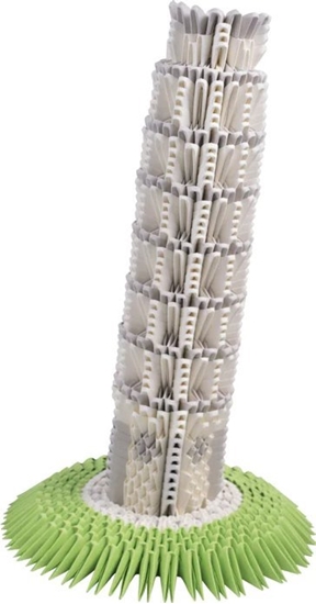 Изображение Cube Creagami Origami 3D Tower of Pisa 1173 Pieces
