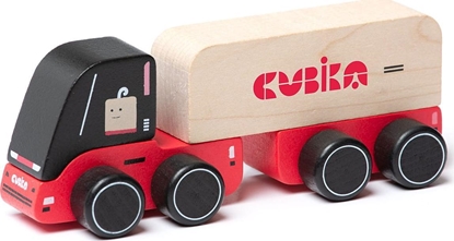 Изображение Cubika Drewniana Ciarówka czerwona 18m+ Cubika