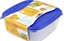 Изображение Curver KOMPLET POJEMNIKÓW FRESH&GO 3+1 NIEBIESKI/TRANSPARENTNY 182596