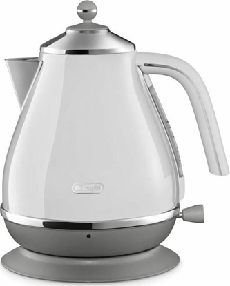 Picture of Czajnik DeLonghi Delonghi Virdulys KBOC2001W Electric, 3000 W, 1.7 L, Nerdijantis plienas, 360° rotational base, Baltas