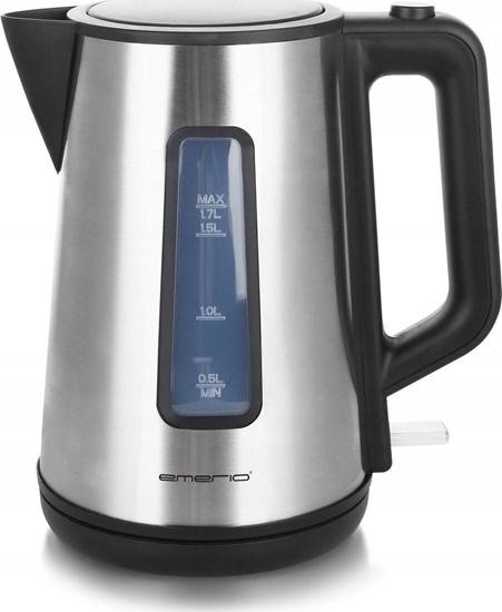 Изображение Czajnik Emerio Czajnik elektryczny 1,7 l 2200 W czarny, stal nierdzewna