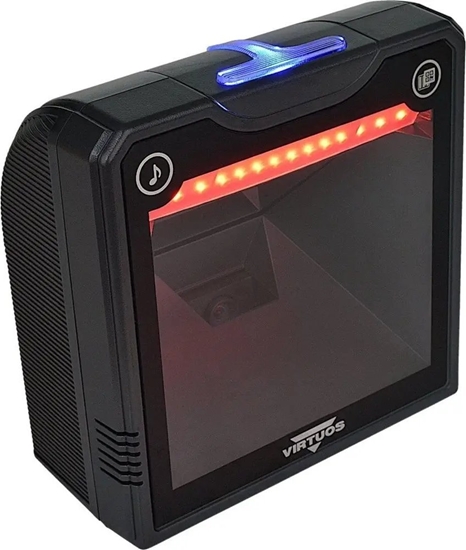 Picture of Czytnik kodów kreskowych Virtuos Virtuos 2D teka HT-865A, stacionární, USB, erná