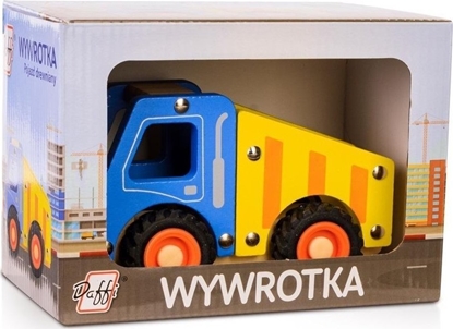 Picture of Daffi Drewniane auto z oponami - wywrotka