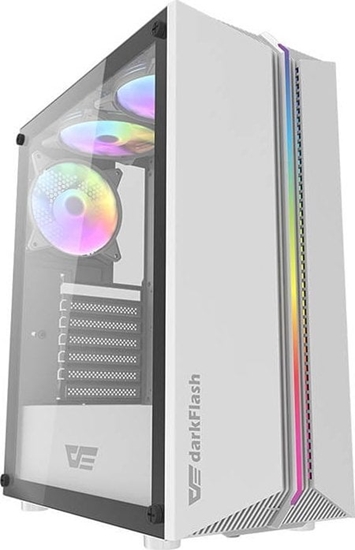 Picture of Darkflash Computer case Darkflash DK151 LED with 3 fans (white)
