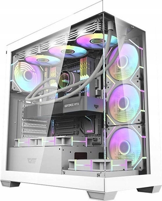 Attēls no Darkflash Computer case Darkflash DS900 (white) + 7 ARGB Fans