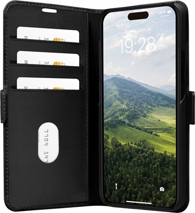 Изображение dbramante dbramante1928 Copenhagen - iPhone 15 Plus - Black, Folio, Apple, iPhone 15, Black