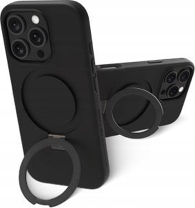 Attēls no dbramante dbramante1928 Iceland Ultra D3O MS Kick - obudowa ochronna z podstawk do iPhone 16 Pro kompatybilna z MagSafe (black)