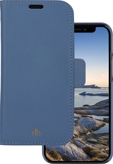 Изображение dbramante New York - iPhone 13 Pro Max  6.7" - Ultra-marine Blue - full grain pebbld leather cover