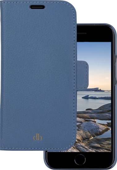 Picture of dbramante New York - iPhone SE/8/7 - Ultra-marine Blue - full grain pebbled leather cover