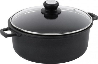 Изображение De Buyer De Buyer Choc Extreme Saucepot with Glass Lid 24cm induction