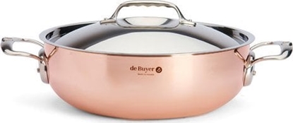 Изображение De Buyer De Buyer Prima Matera Saucepot Copper/Steel 28cm curved induct.