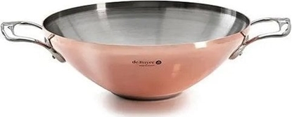 Attēls no Patelnia De Buyer De Buyer Prima Matera Wok induct ion copper/steel with 2 handles