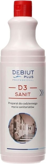 Picture of Debiut Plus Professional Debiut Plus Professional D3 Sanit - Preparat do codziennego mycia sanitariatów - 1 l
