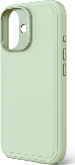 Picture of Decoded Decoded AntiMicrobial Silicone Stacks Backcover - silikonowa obudowa ochronna do iPhone 16 kompatybilna z MagSafe (mist green)