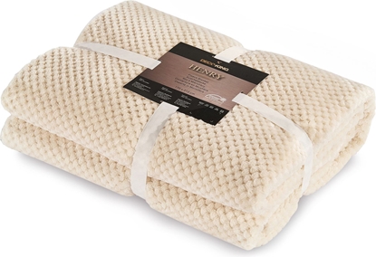 Attēls no Decoking Koc Henry kremowy r. 170x210 cm