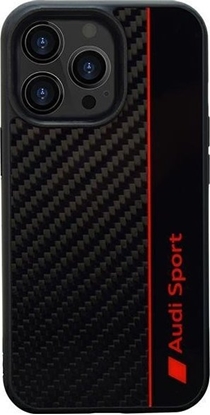 Picture of DefaultBrand Audi Carbon Fiber iPhone 13 Pro / 13 6.1" czarny/black hardcase AUS-TPUPCIP13P-R8/D1-BK