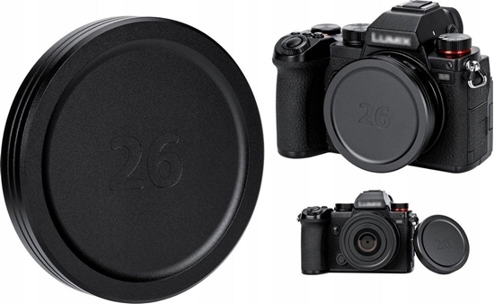 Picture of Dekielek JJC Dekielek Dekiel Zalepka Osona Obiektyw Panasonic Lumix S 26mm f/8 S-R26 / LC-SR26