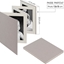 Picture of Deknudt Leporello grey   8x13x18 Linen, 8 Photos      A66DC7 8PH