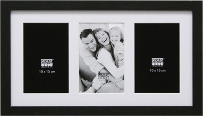 Picture of Deknudt S66KA3 Gallery 3x10x15 Wood black w. Passepartout