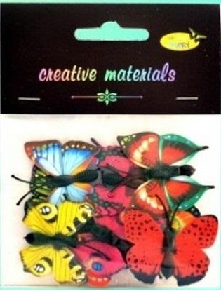 Изображение Dekoracja witeczna MFP paper Motyle ozdobne 4-4,5cm 10szt MIX