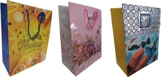 Изображение Dekoracja witeczna MFP paper Torebka ozdobna matowa 30x40x17cm mix FRESH