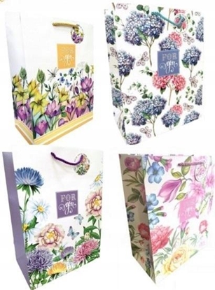 Picture of Dekoracja witeczna MFP paper Torebka ozdobna matowa 30x40x17cm mix FRESH