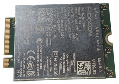 Picture of DELL DW5823E, Internal, Wireless, PCI Express, WWAN, 1000 Mbit/s, Green