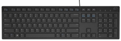 Picture of Dell KB216 Standard, Wired, Keyboard layout EN/RU, Black, Russian, Numeric keypad, 503 g