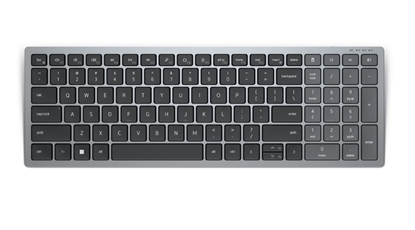 Изображение Dell | Keyboard | KB740 | Keyboard | Wireless | Russian | Titan Gray | 2.4 GHz, Bluetooth 5.0 | 506 g